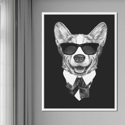 Dressed Up Corgi - NicheCanvas