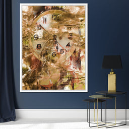 Psychedelic Clock - NicheCanvas