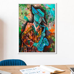 Soul Jazz Player - NicheCanvas