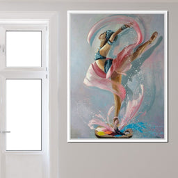 Ballet Dancer Artist Palette - NicheCanvas