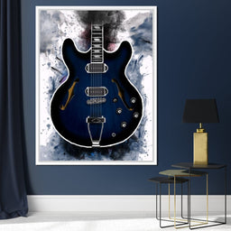Gary Clark Jr's Electric Guitar -  Abraham Szomor - NicheCanvas