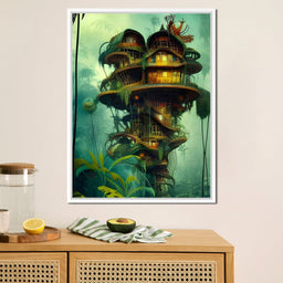 Magical Dr Seuss Tree House - Johanjjf - NicheCanvas