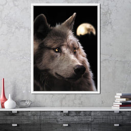 Wolf Moon - Zenzdesign - NicheCanvas