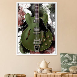 Chris Cornell's Electric Guitar - Abraham Szomor - NicheCanvas