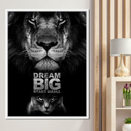 Dream Big Start Small - ABConcepts - NicheCanvas