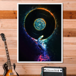 Neon Vinyl - Johanjjf - NicheCanvas