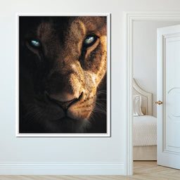 Lioness Eyes - Zenzdesign - NicheCanvas