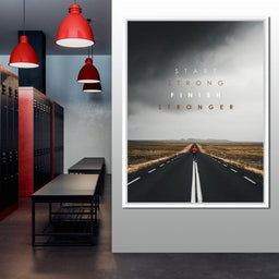 Start Strong Finish Stronger - ABConcepts - NicheCanvas