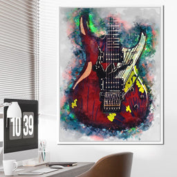 Joe Satriani's Guitar - Abraham Szomor - NicheCanvas