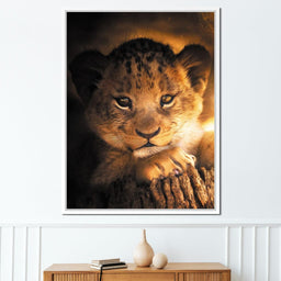 Lion Cub - Zenzdesign - NicheCanvas