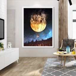 Moon Town - Natacha Einat - NicheCanvas