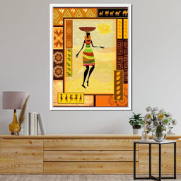 African Art Canvas - NicheCanvas