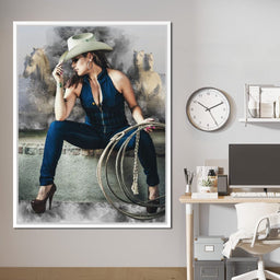 Sexy CowGirl - Johanjjf - NicheCanvas