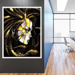Golden Medusa - NicheCanvas