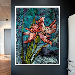 Red Iris - NicheCanvas