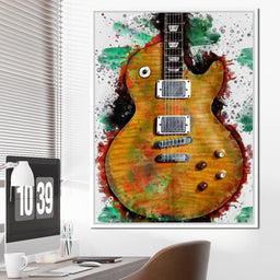Gary Moore's & Peter Green's Guitar - Abraham Szomor - NicheCanvas