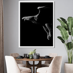 Black and White Eagle - NicheCanvas