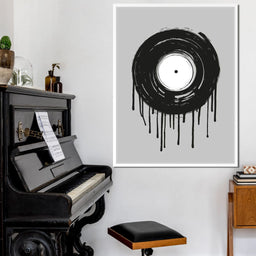 Vinyl Dripping - NicheCanvas