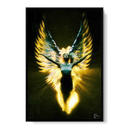 Angel Wings in Awe - G'n Art Canvas Print