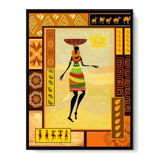 African Art Canvas Print