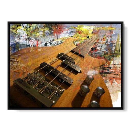 Bass Guitar Canvas Print