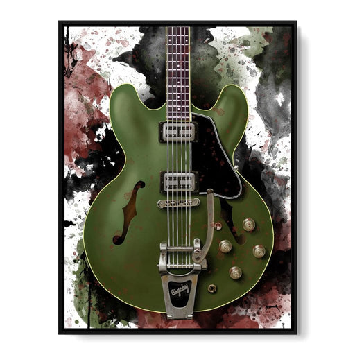Chris Cornell's Electric Guitar - Abraham Szomor Canvas Print