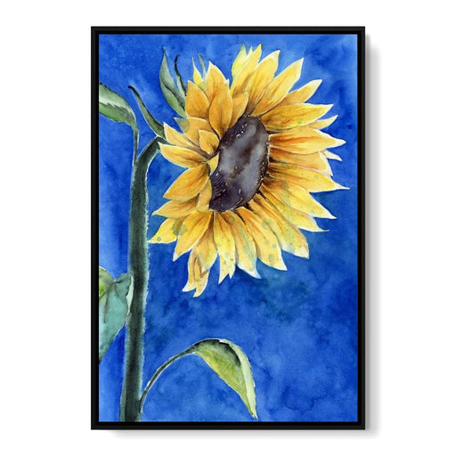 Watercolor Sunflower Canvas Print
