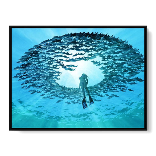 Eye of the Ocean Canvas Print