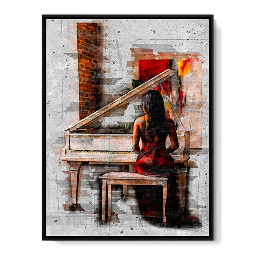 Elegant Sounds Sketch Art - Johanjjf Canvas Print