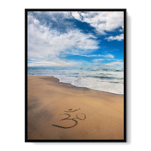Meditation Beach Canvas Print