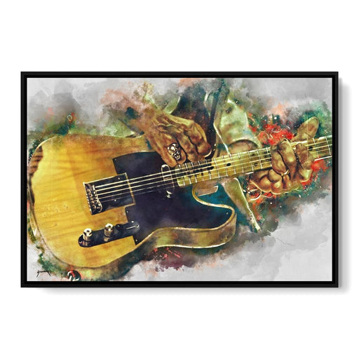 Keith Richards' Electric Guitar - Abraham Szomor Canvas Print