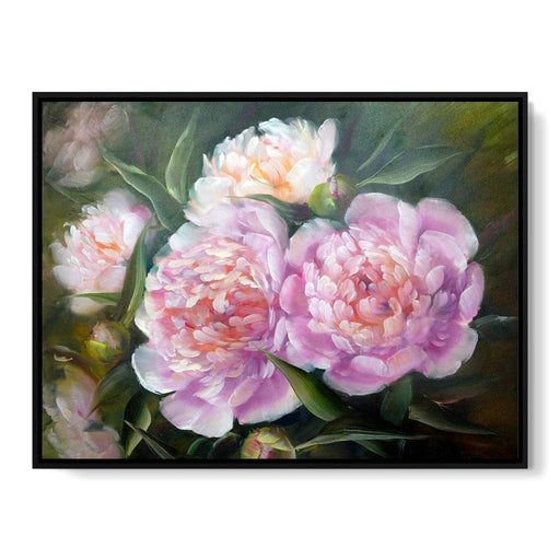 Blooming Peonies Canvas Print