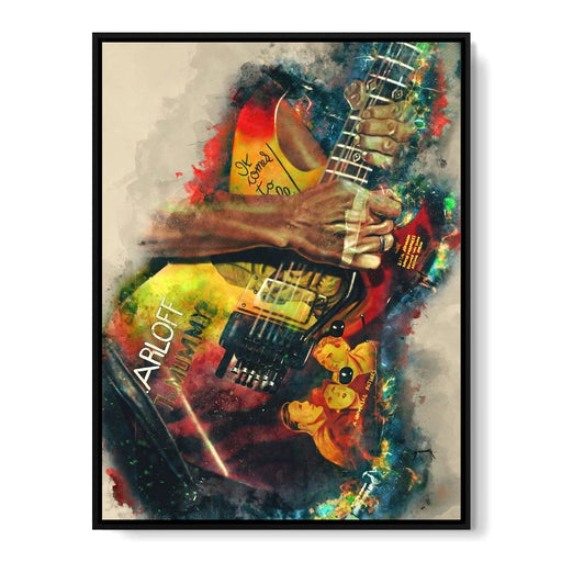 Kirk Hammett's Electric Guitar - Abraham Szomor Canvas Print
