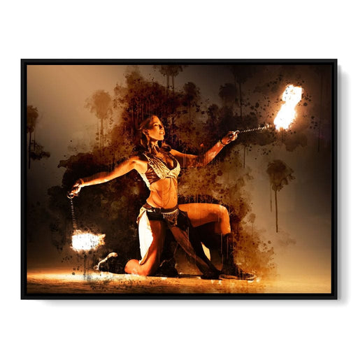 Flaming Nights - Johanjjf Canvas Print