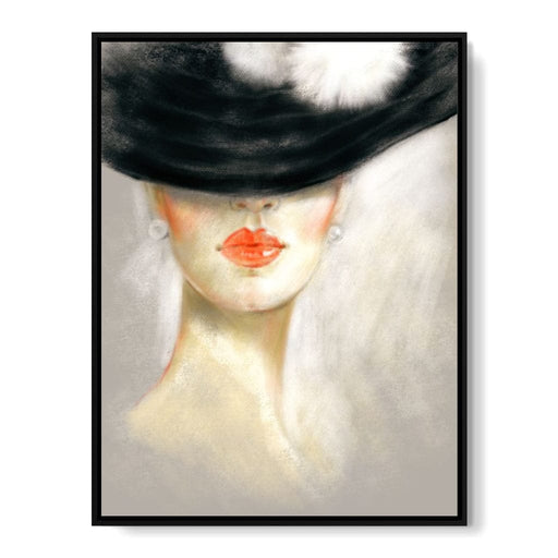 Chic Portrait Canvas Print