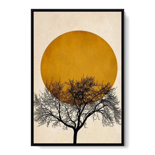 Wintermorgen - Kubistika Canvas Print