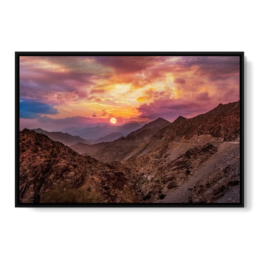 Desert Mountains Canvas Print