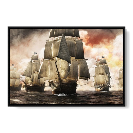 Pirate Fleet Canvas Print