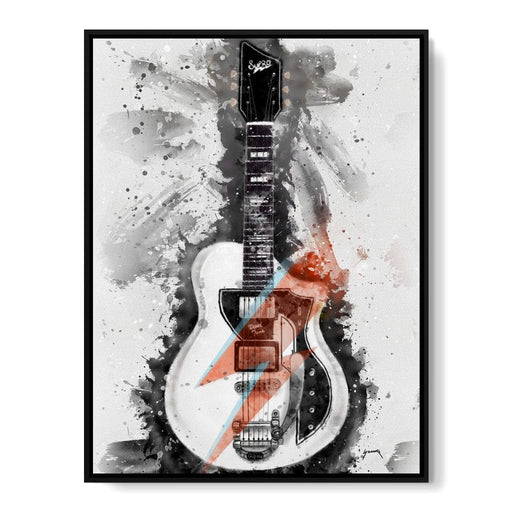 David Bowie's Guitar - Abraham Szomor Canvas Print