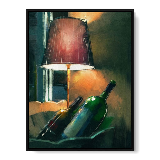 A Couple of Wine Bottles Canvas Print
