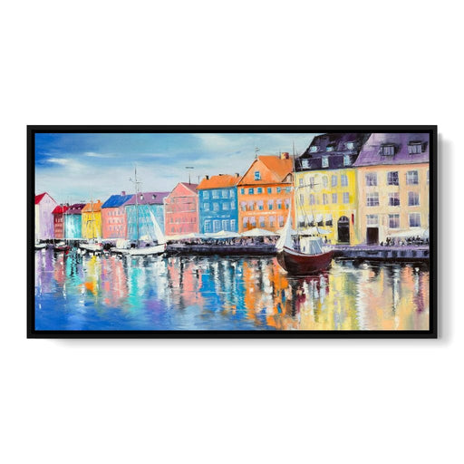 Copenhagen Port Canvas Print