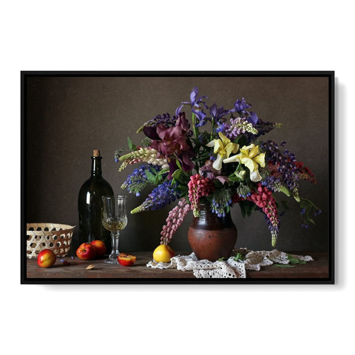 Lupines & Irises Canvas Print