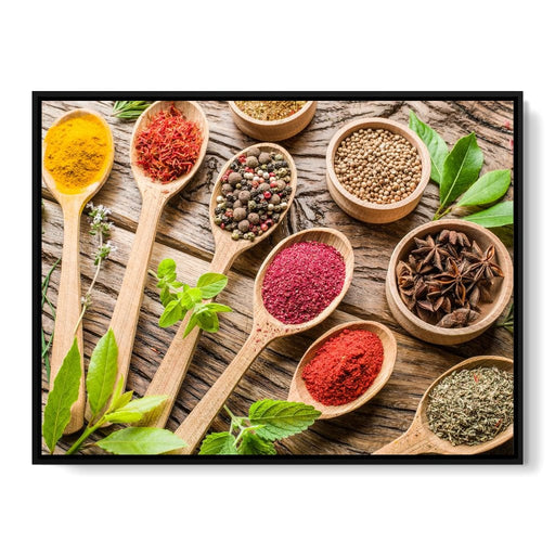 Assortment of Spices Canvas Print