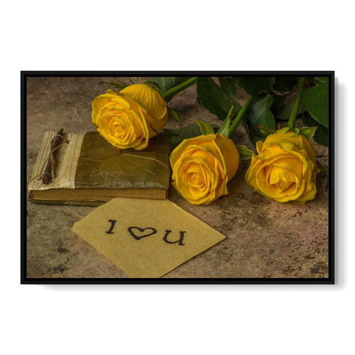 Yellow Roses Canvas Print
