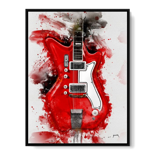 Jack White's Guitar - Abraham Szomor Canvas Print