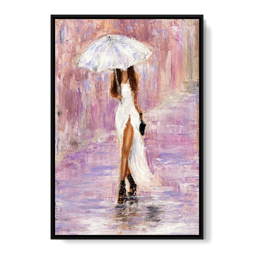 The Bridesmaid Under the Rain Canvas Print
