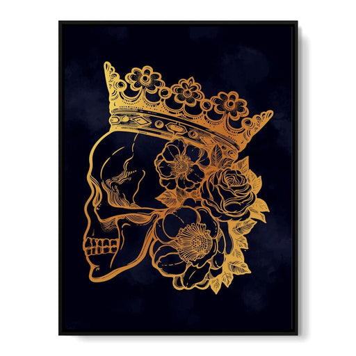 Skull Crown Canvas Print