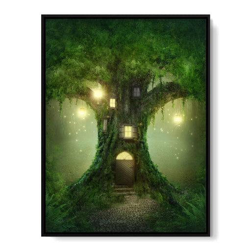 Magical Tree House Canvas Print