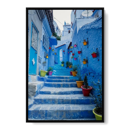 Chefchaouen - Blue village in Morocco Canvas Print