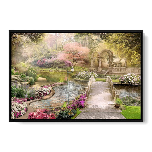 Pond Bridge Canvas Print